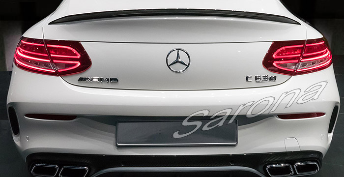 Custom Mercedes C Class Coupe  Trunk Wing (2015 - 2018) - $390.00 (Part #MB-124-TW)